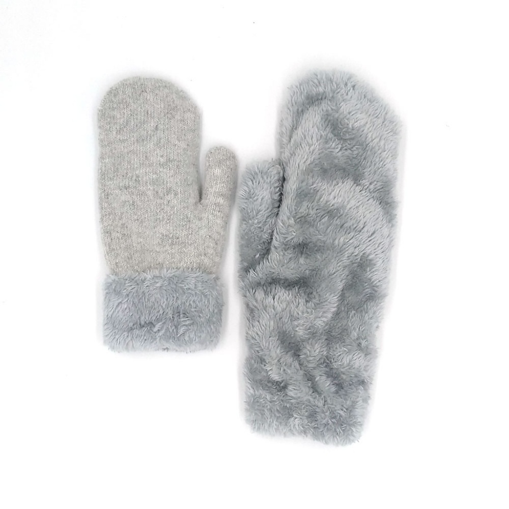 Womens Wool Mittens - Picture 3 of 5